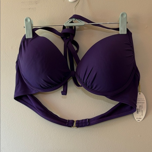 Elegant Purple Women's Bikini Top XXL (DD cup) NWT - Picture 1 of 4